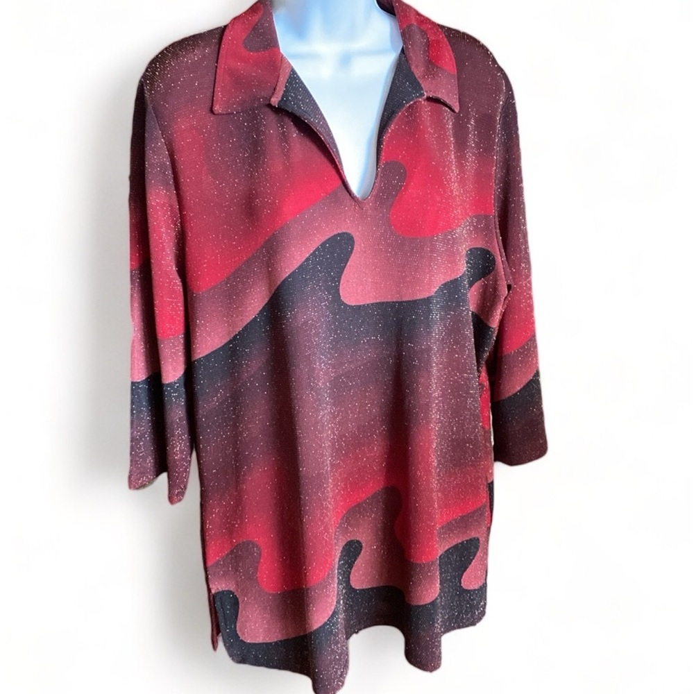 Notations Colorful Wave Top w/Gold ✨ Sparkle 1X